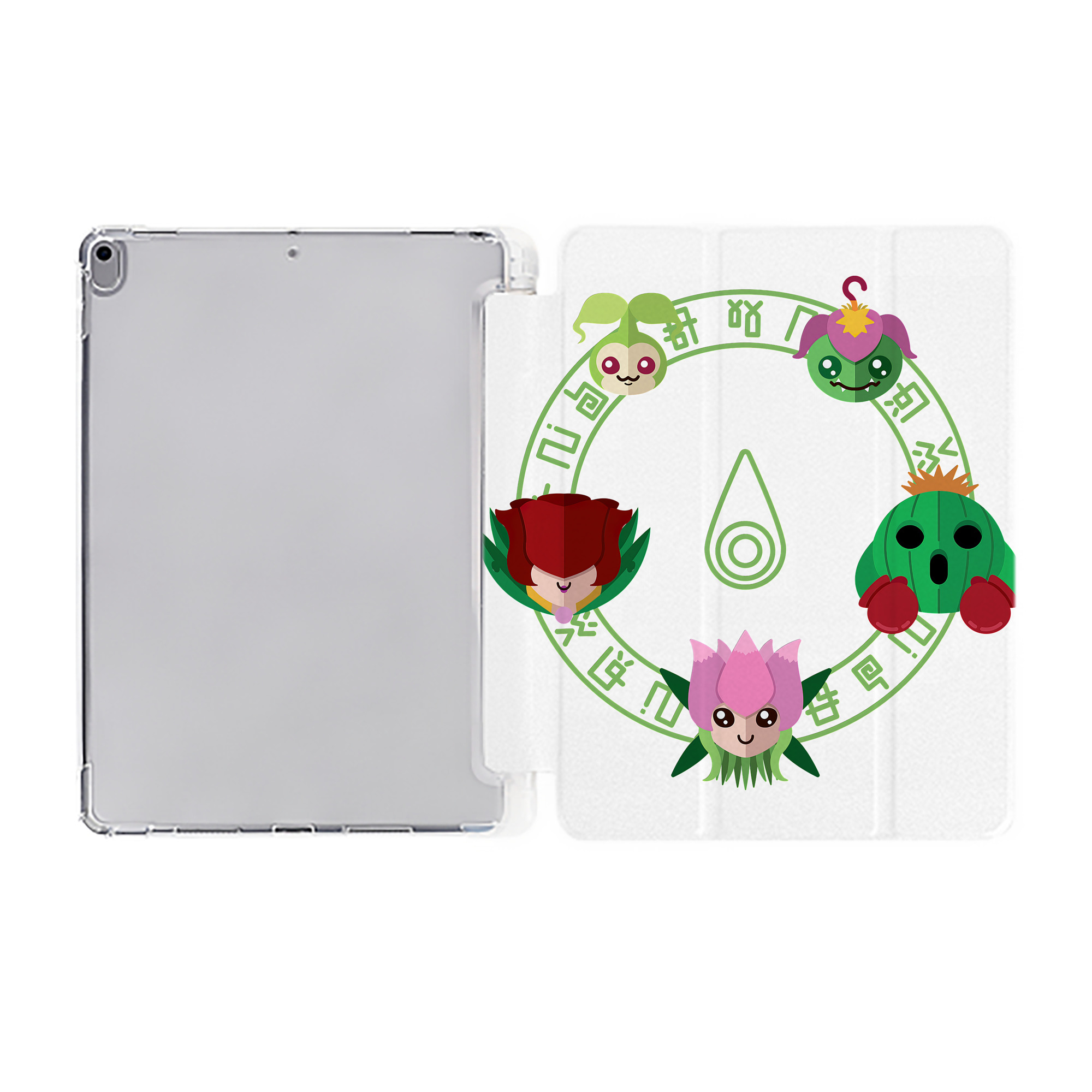 （画像用） Digimon デジタルモンスター/デジモン IPad ケース ペン収納付き 三つ折りスタンド PUレザー×シリコン 対応機種9.5/10.5/10.9インチ